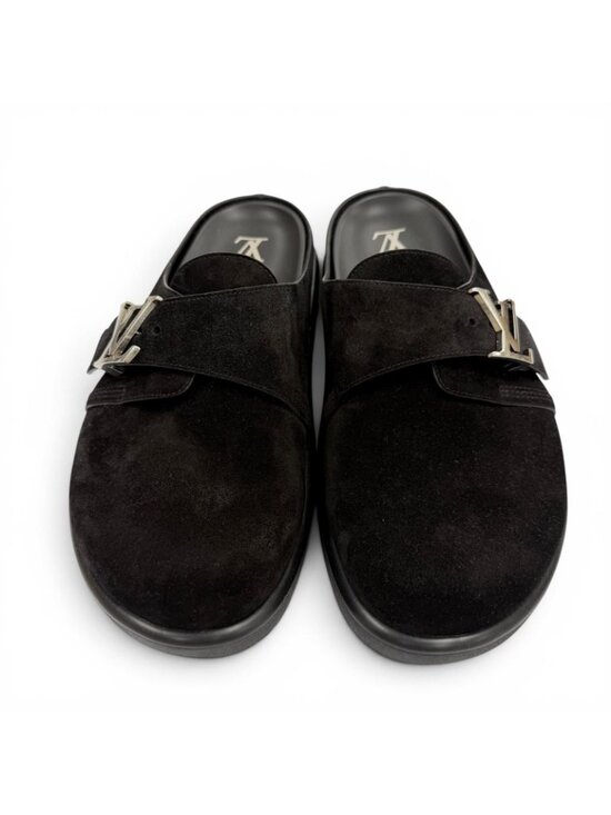 Louis Vuitton Suede Leather Noir LV Easy Sandals 7 main image 4